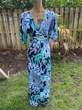 Lilly Pulitzer parigi maxi dress size Xs EUC
